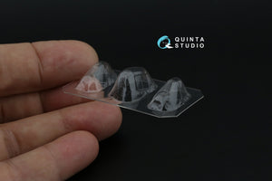 Quinta Studio QC72008 F6F-3/5 Hellcat verrière transparente sous vide (Eduard) 1/72 – Bild 6