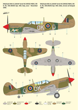 Kittyhawk Mk.IV Special Hobby 72484 « Au-dessus de la Méditerranée et du Pacifique » au 1/72 – immagine 6