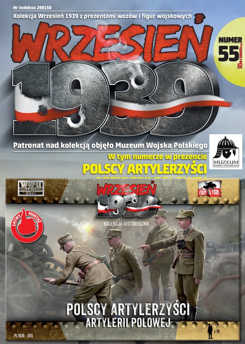 Premiers à combattre PL055 Artilleurs de campagne polonais (1/72)