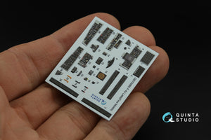 Intérieur imprimé en 3D et coloré sur papier décalcomanie Quinta Studio QD72080 F-4J Late (Fine Molds) à l&amp;#39;échelle 1/72  – image 6