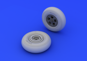 Roues Eduard 648119 Spitfire - 5 rayons, pneu lisse 1/48 (EDUARD)  – immagine 3