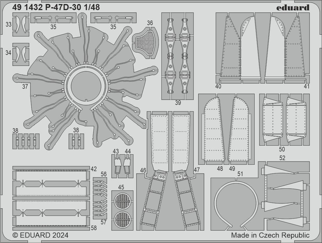 Eduard 491432 P-47D-30 MINIART 1/48 – Bild 2
