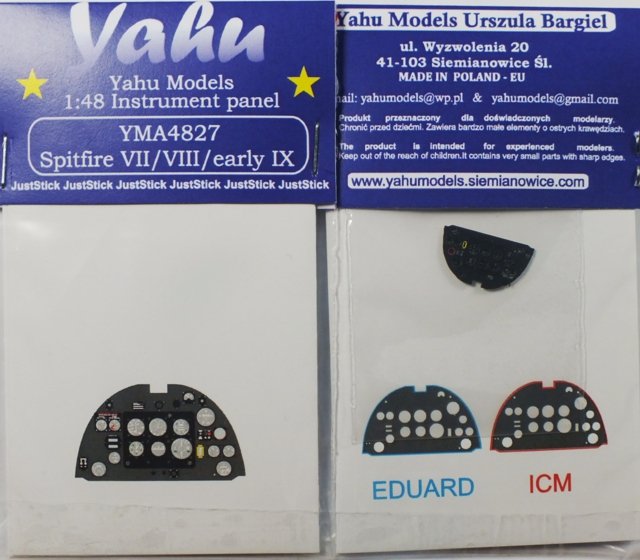 Yahu YMA4827 Spitfire Mk.VII / VIII / début IX (Eduard / ICM) 1/48