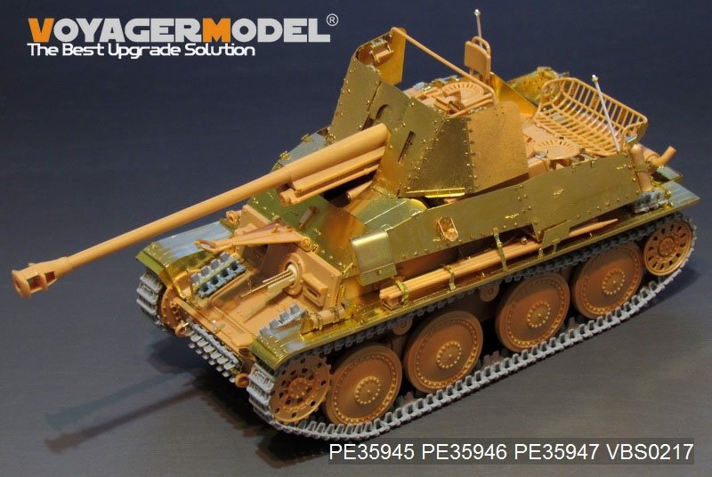 Maquette Voyager PE35945 Chasseur de chars allemand Marder III (Sd.Kfz.139) de la Seconde Guerre mondiale, à base de la maquette TAMIYA 35248 au 1/35 – Bild 7