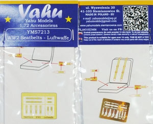 Ceintures de sécurité Yahu YMS7213 WW 2 – Luftwaffe 1/72