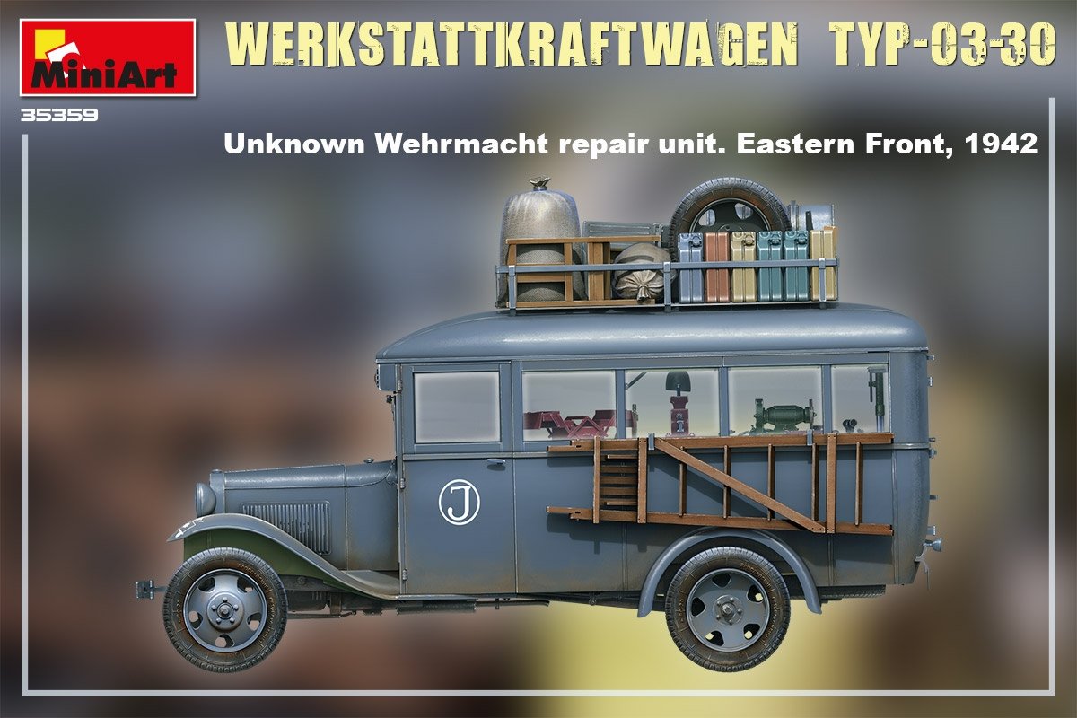 MiniArt 35359 WERKSTATTKRAFTWAGEN TYP-03-30 1/35 – immagine 5
