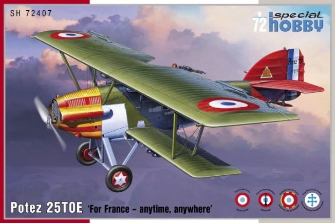 Special Hobby 72407 Potez 25TOE « Pour la France - n'importe quand, n'importe où » 1/72