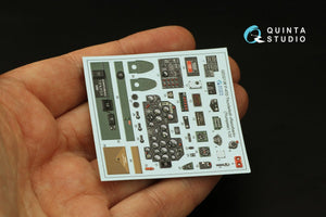 Intérieur imprimé en 3D et coloré sur papier décalcomanie Quinta Studio QD32136 P-47D Razorback (Trumpeter) 1/32 – image 2