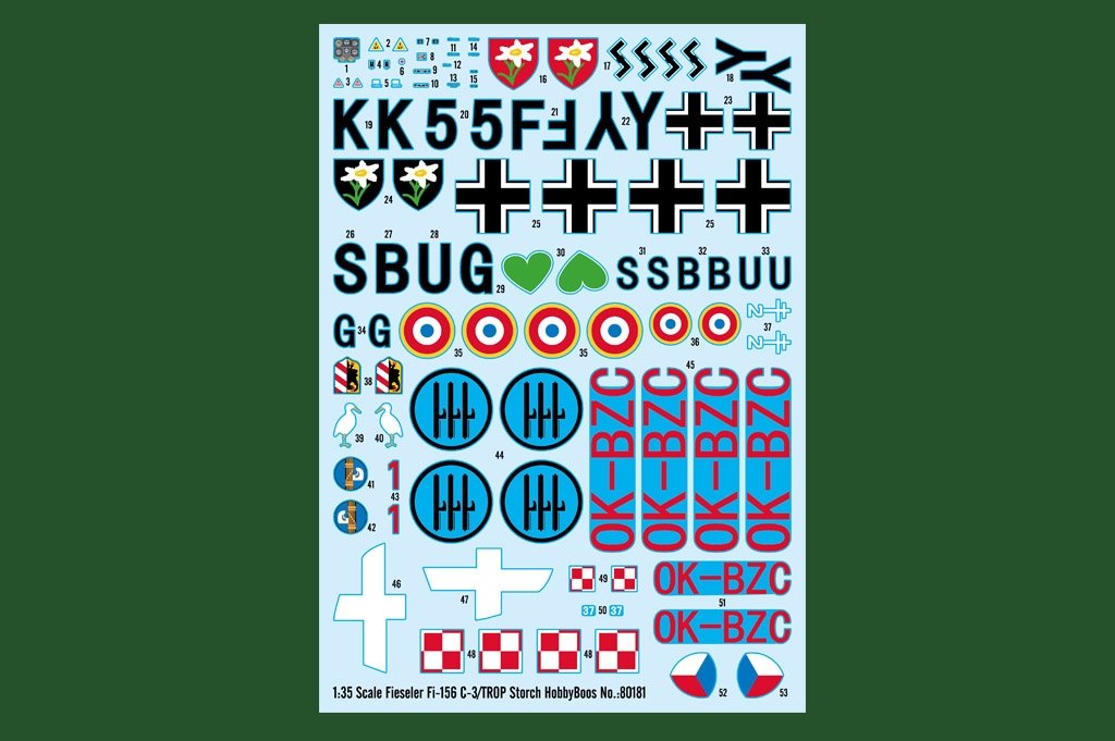 Hobby Boss 80181 Fieseler Fi-156 C-3/TROP Storch 1/35 – immagine 3