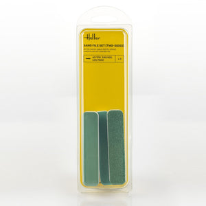 Jeu de limes à sable Heller 99002 (double face, 3 pièces)