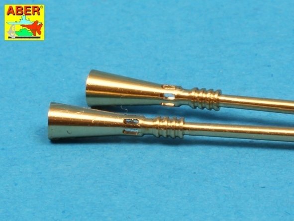 Aber 72L-61 Dwie lufy 5,5cm do niemieckich Zwilling Flakpanzers / Two 5,5cm barrels for German Zwilling Flakpanzers 1/72 – zdjęcie 2