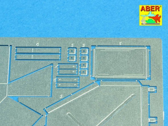 Aber 25020 Boîtes arrière pour (Sd.Kfz. 171) Panther Ausf.A (1/25) – immagine 5