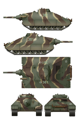 Das Werk DW35019 Schwerer kleiner Panzerkampfwagen Projet de char lourd allemand 1944 (2 en 1) 1/35 – image 5