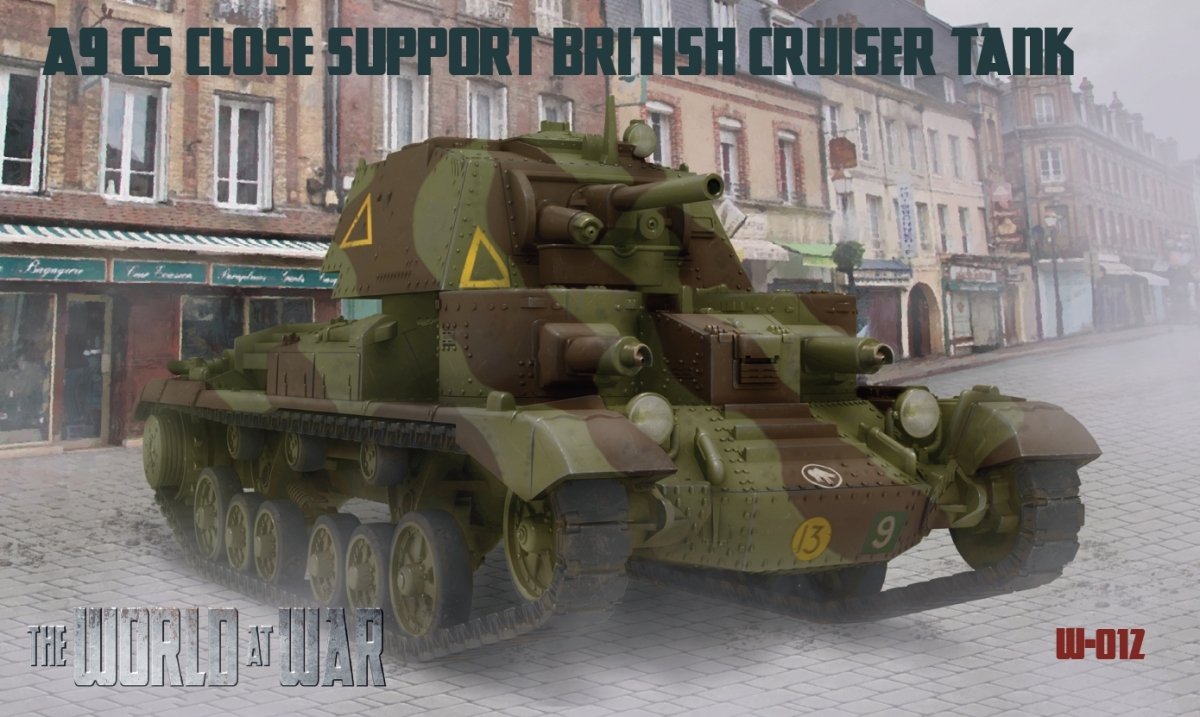IBG WAW 012 A9 CS Char de croisière britannique d&amp;#39;appui rapproché 1/72