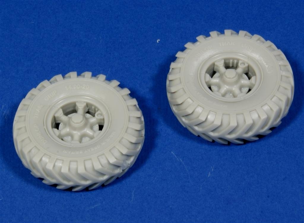 Panzer Art RE35-134 Roues de route pour Sd.Kfz.9 « FAMO » (pneus tout-terrain britanniques) 1/35 – immagine 2