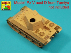 Aber 48A33 Grilles pour Panther D 1/48  – immagine 8