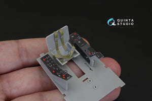 Intérieur du F4U-4 imprimé en 3D et coloré sur papier décalcomanie Quinta Studio QD32054 (pour maquette Trumpeter) 1/32  – image 7