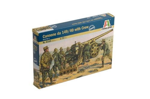 Italeri 6165 WWII : Canon italien da 149/40 avec équipage 1/72