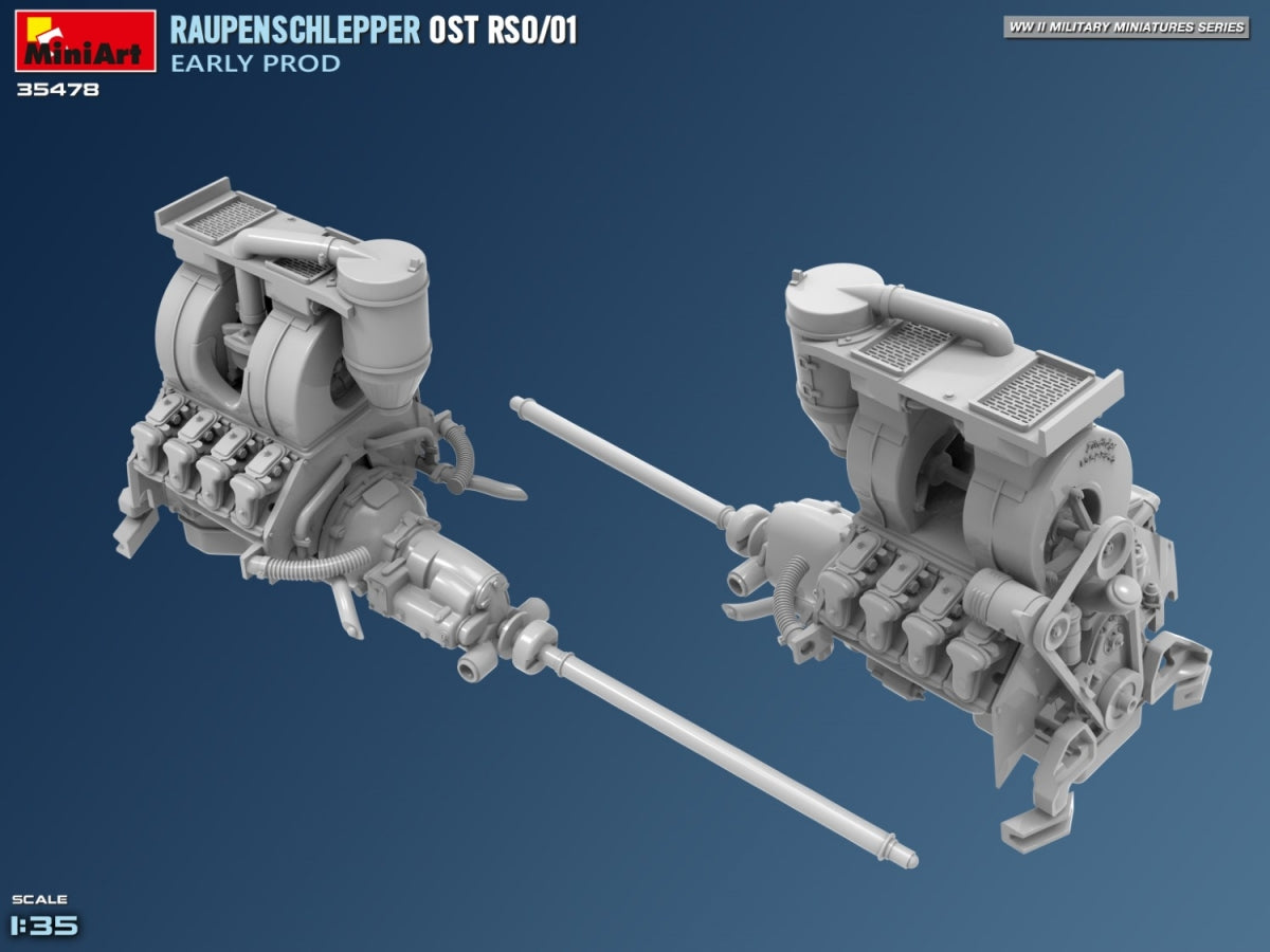 Miniart 35478 RAUPENSCHLEPPER OST RSO/01. PREMIÈRE PROD 1/35 – imagen 7