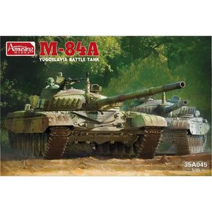 Maquette amusante de char de combat yougoslave M-84A (réf. 35A045) au 1/35