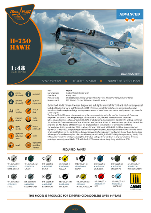 Hélice transparente ! Kit avancé CP4803 H-75O Hawk 1/48 – image 14