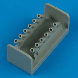 Échappement Quickboost QB48183 Spitfire Mk. IX - rond Hasegawa 1/48