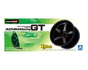 Jantes et pneus Aoshima 00903 Advan Racing GT 1/24