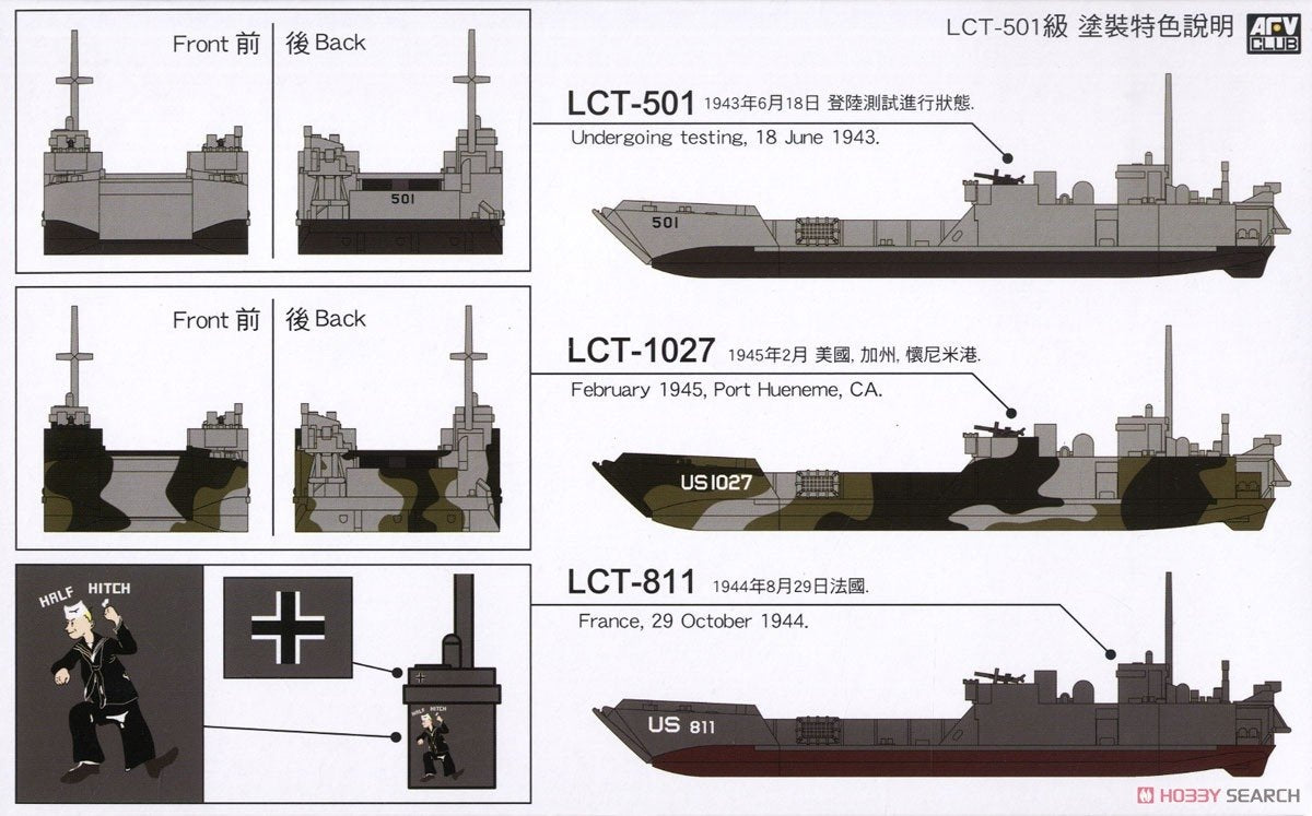 AFV Club SE73518 US NAVY LCT Mk. 6-501 (1943-1945) 1/350 – Bild 8