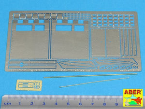 Aber 16051 Garde-boue arrière pour Tiger I, Ausf.E – (version récente) (1/16) – Bild 2
