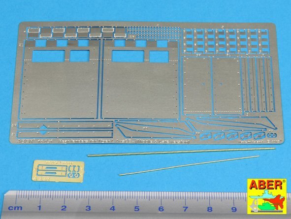 Aber 16051 Garde-boue arrière pour Tiger I, Ausf.E – (version récente) (1/16) – Bild 2