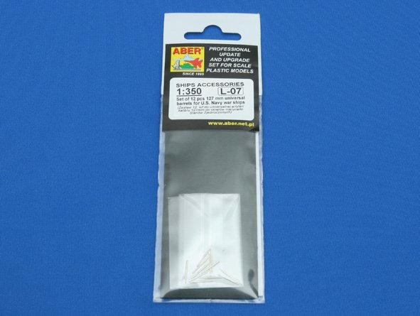 Aber 350L-07 Ensemble de 12 canons universels de 127 mm pour navires de l&amp;#39;US Navy (1/350) – image 7