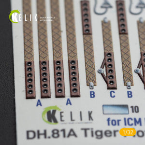 KELIK K32022 DH.81A Tiger Moth - Décalcomanies 3D pour l&amp;#39;intérieur avec pièces imprimées en 3D pour kit ICM 1/32 – image 6