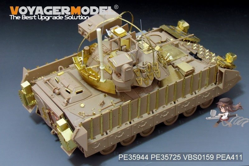 Maquette Voyager PE35944 M3A3 BRADLEY CFV de l&amp;#39;armée américaine moderne (modèle de base pour KINETIC K61014/ OROCHI IM001 IM002) à l&amp;#39;échelle 1/35  – image 3