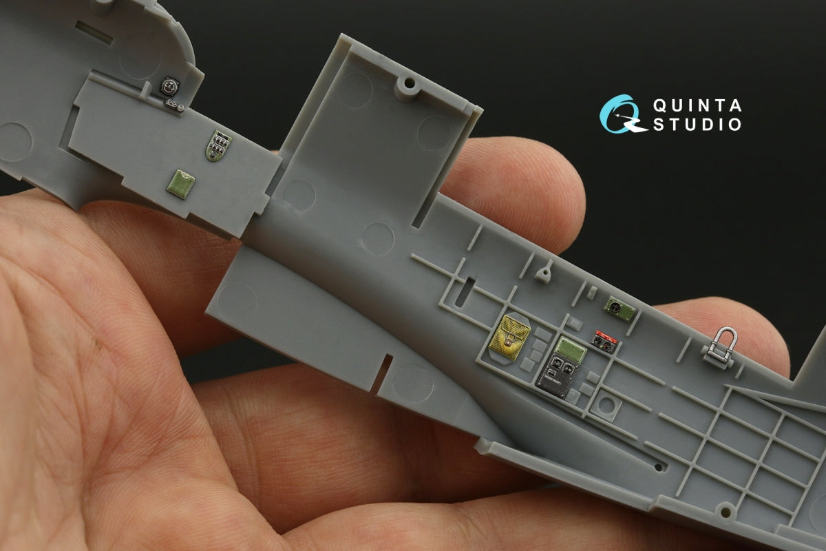 Intérieur imprimé en 3D et coloré sur papier décalcomanie Quinta Studio QDS-48423 Fairey Fulmar Mk.I (Trumpeter) (Petite version) 1/48  – image 5