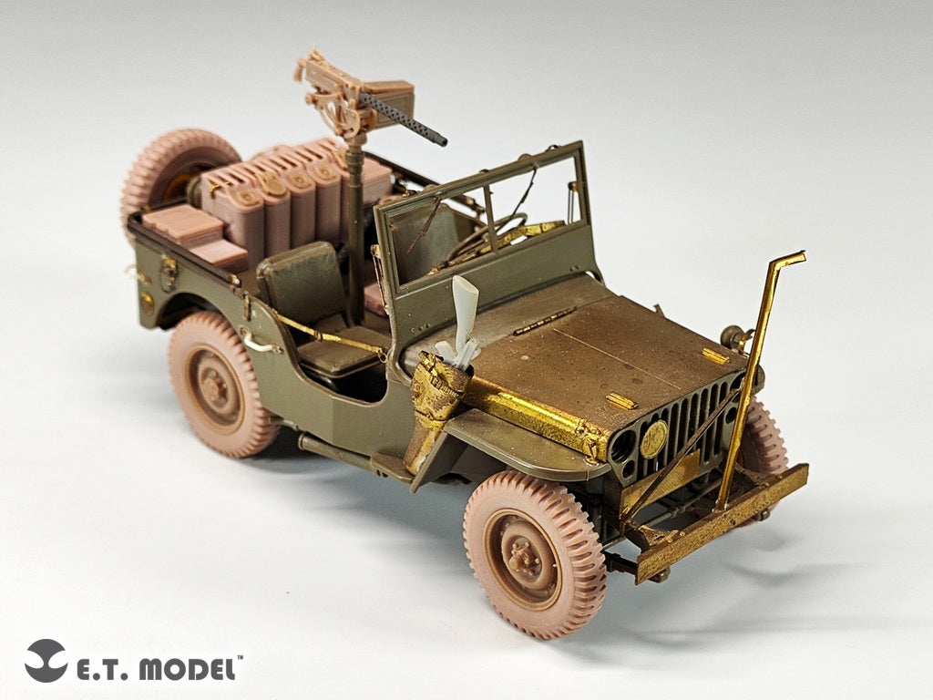 ET Model P35-156 USArmy Jeep Willys MB Camion 4x4 1/4 tonne Roues affaissées 1/35 – Bild 8