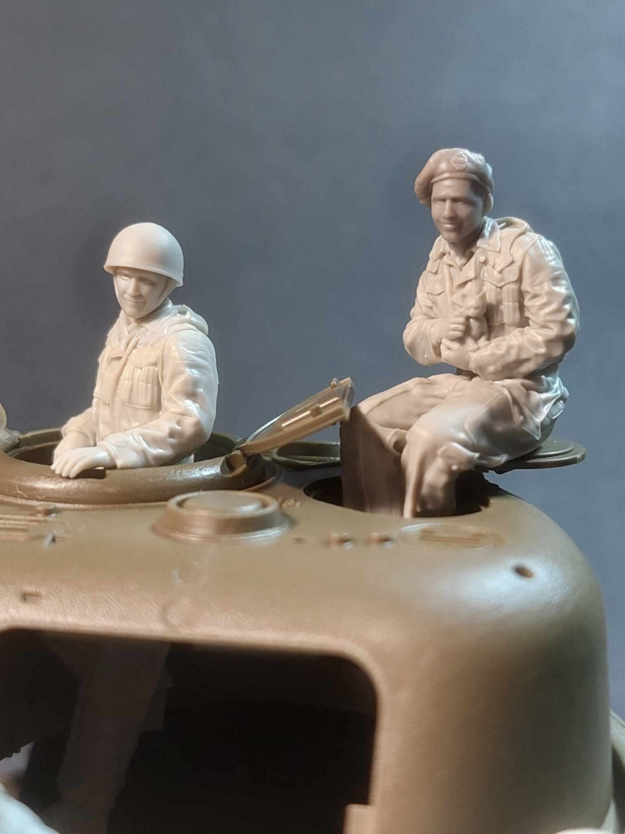 Ensemble de tourelle de char Sherman britannique Panzer Art FI35-215 Pixie suit 1/35 – image 5