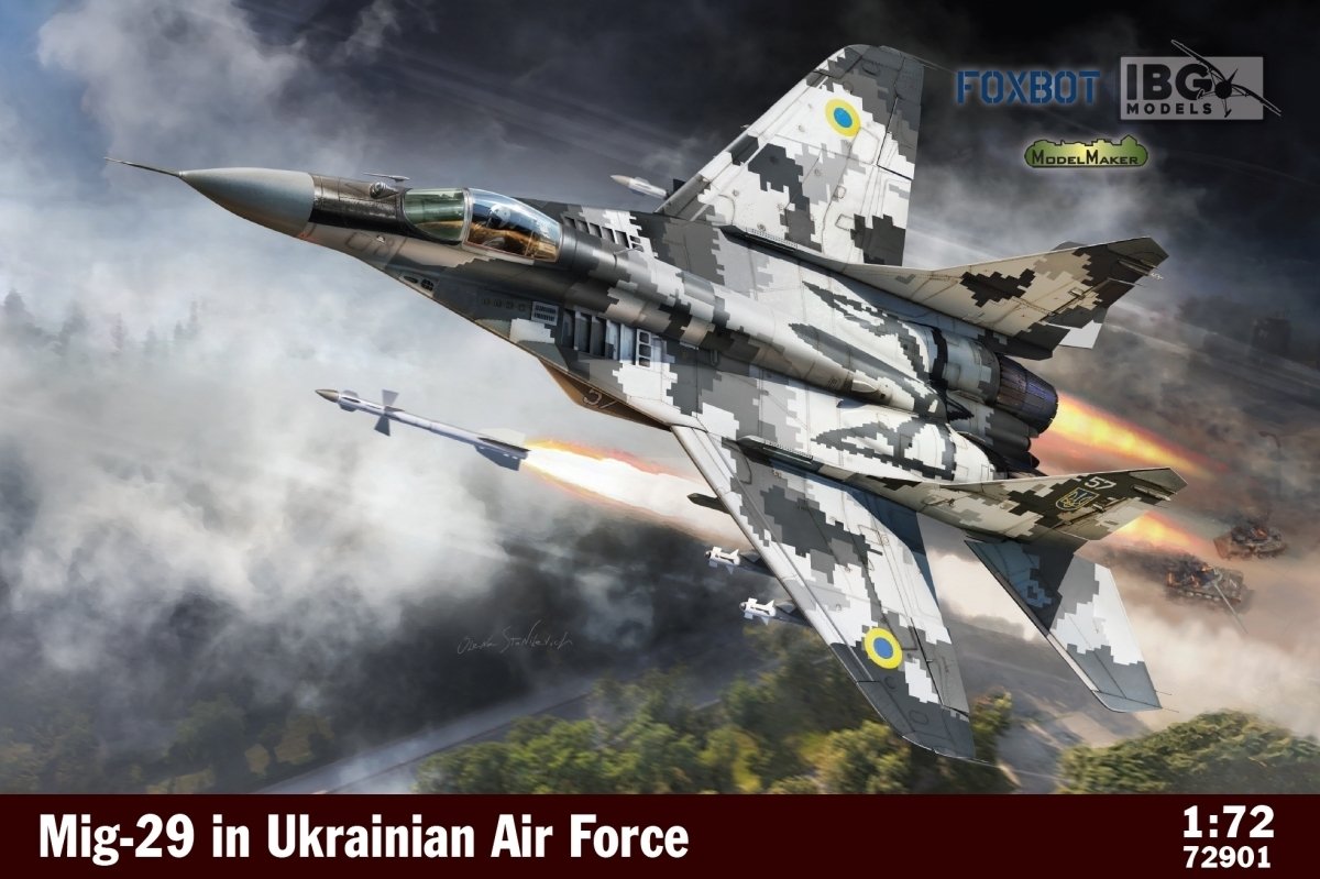 IBG 72901 MiG-29 de l&amp;#39;armée de l&amp;#39;air ukrainienne, échelle 1/72