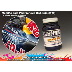 Peinture Zero Paints ZP-1140 Red Bull RB6 Torro Rosso Bleu Métallisé 60 ml