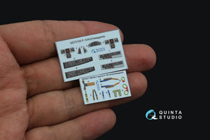 Intérieur imprimé en 3D et coloré sur papier décalcomanie Quinta Studio QD72100 F-104G (Hasegawa) 1/72 – image 4