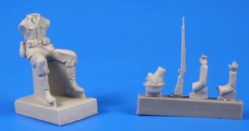 CMK F48299 Motocycliste allemand de la Seconde Guerre mondiale pour maquette Tamiya 1/48 – immagine 2