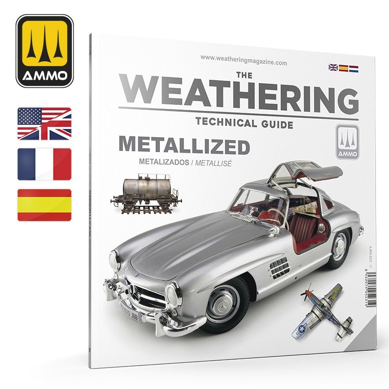 AMMO par Mig Jimenez 5231 LE GUIDE TECHNIQUE DE VIEILLISSEMENT 01 - Métallisé (Anglais, Espagnol, Français)
