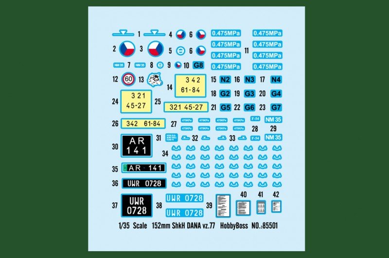 Hobby Boss 85501 152mm ShkH DANA vz.77 1/35 – immagine 4