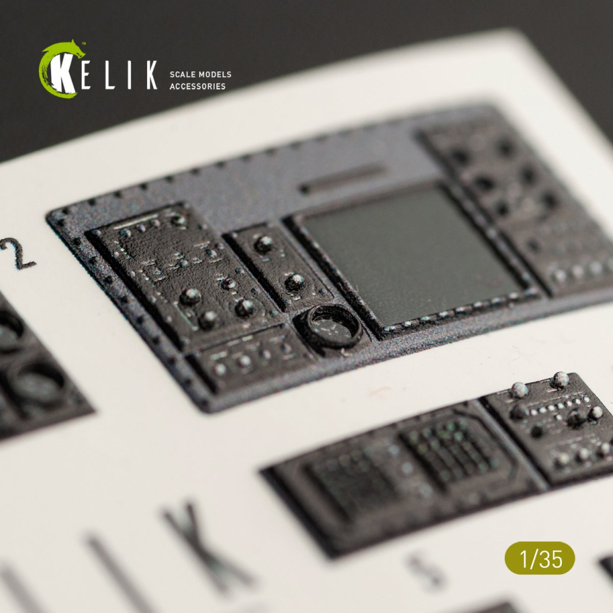 KELIK K35013 Décalcomanies 3D intérieures SH-60B pour maquette Kitty Hawk 1/35  – Bild 9