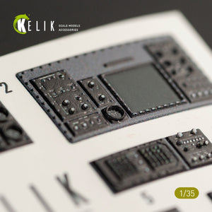 KELIK K35013 Décalcomanies 3D intérieures SH-60B pour maquette Kitty Hawk 1/35  – Bild 9