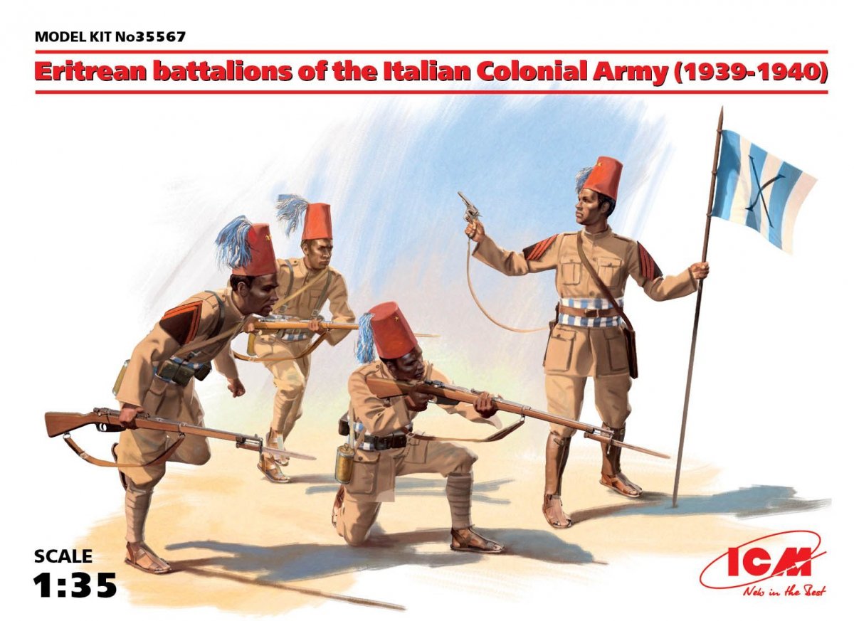 ICM 35567 Bataillons érythréens de l'armée coloniale italienne (1939-1940) 1/35