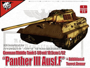 Modelcollect UA35015 Char moyen allemand E-50 mit 10,5 cm L/52 « Panther III Ausf.F » 1/35