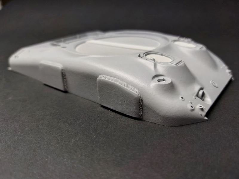 Panzer Art RE35-650 Coque de M4A1 (rangement à sec) avec blindage additionnel moulé 1/35