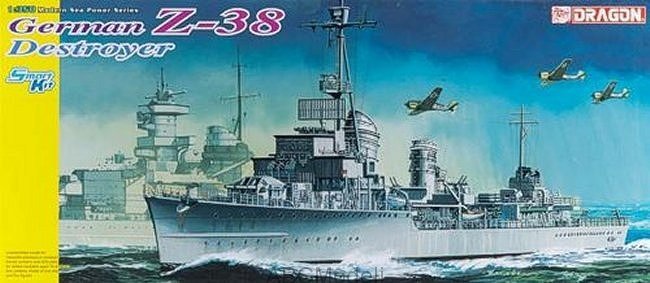 Dragon 1049 Destroyer allemand Z-38 (1/350)