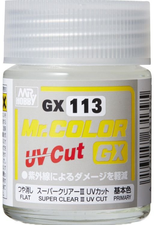 Gunze Sangyo GX113 SUPER CLEAR III UV CUT FLAT