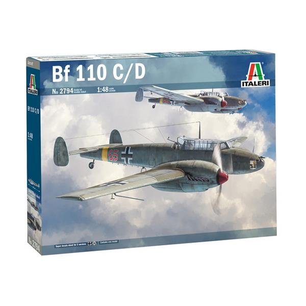 Italeri 2794 MESSERSCHMITT BF-110 C/D 1/48